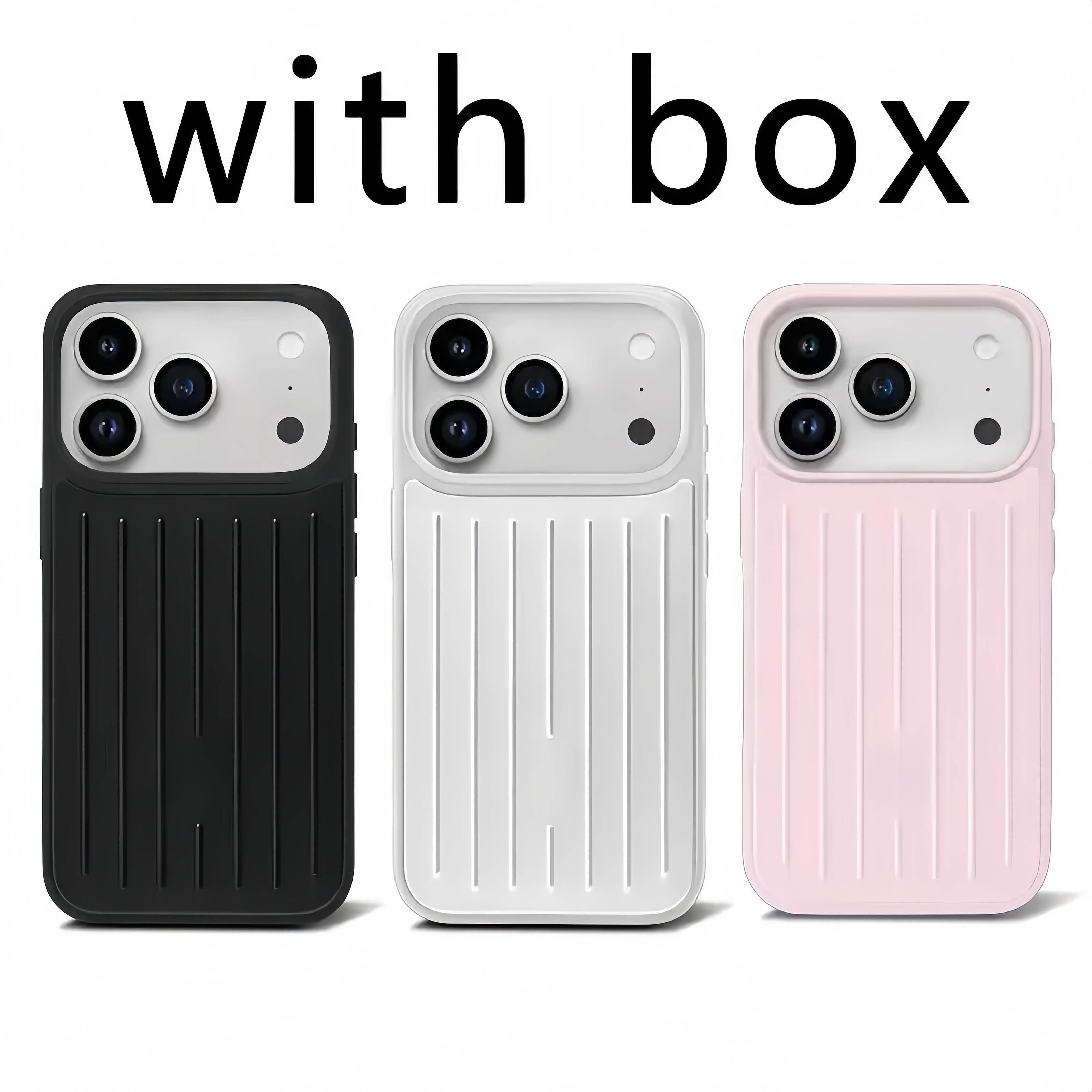 Phone Case Suitcase Designer Phone Case for 17 Pro Max 16 15 14 13 Plus Polycarbonate Aluminum Alloy MagSafe Weave Back Cover Titaniu phone case