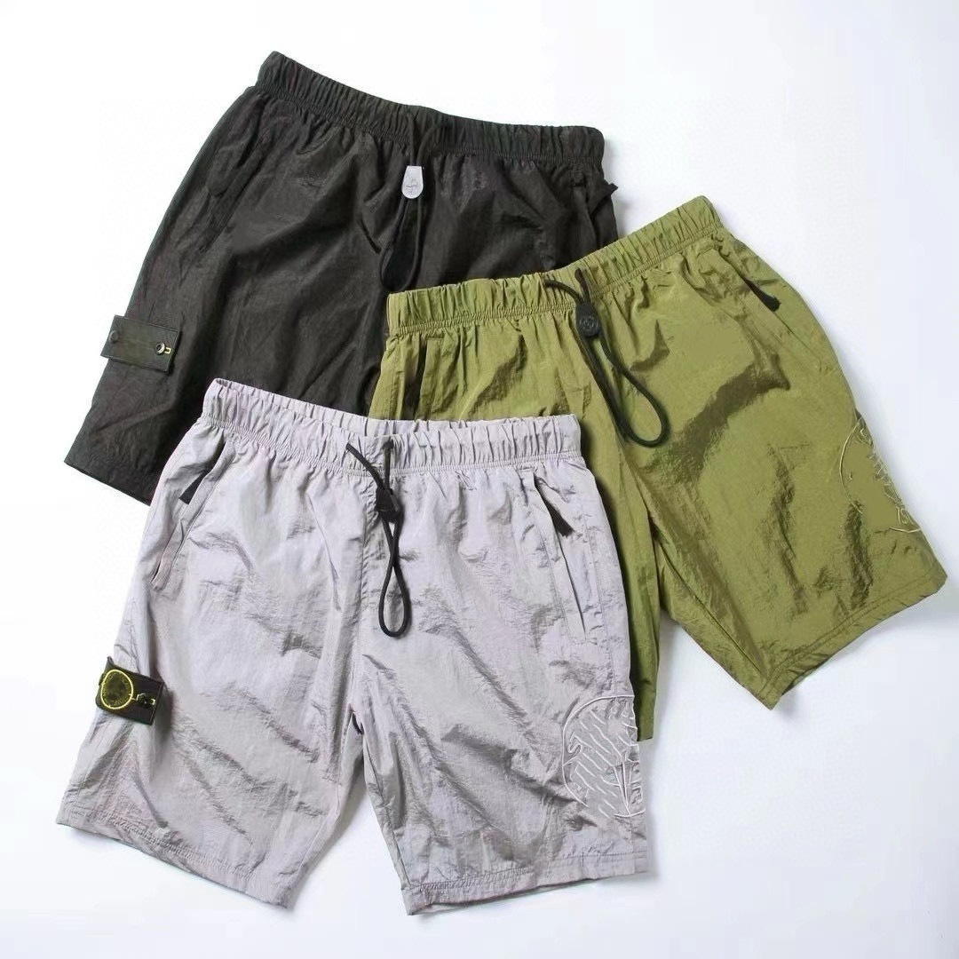 Summer Men Short Pocket Lens Nylon Swim Shorts Quick Drying Shorts Sports Casual Mens Cargo pants Loose M-XXL