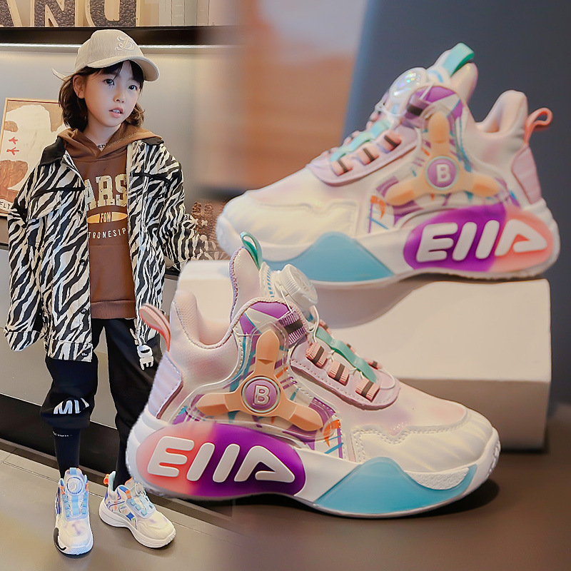 Spring Autumn Kids Sport Shoes Boys Sneakers Student Girls Nonslip