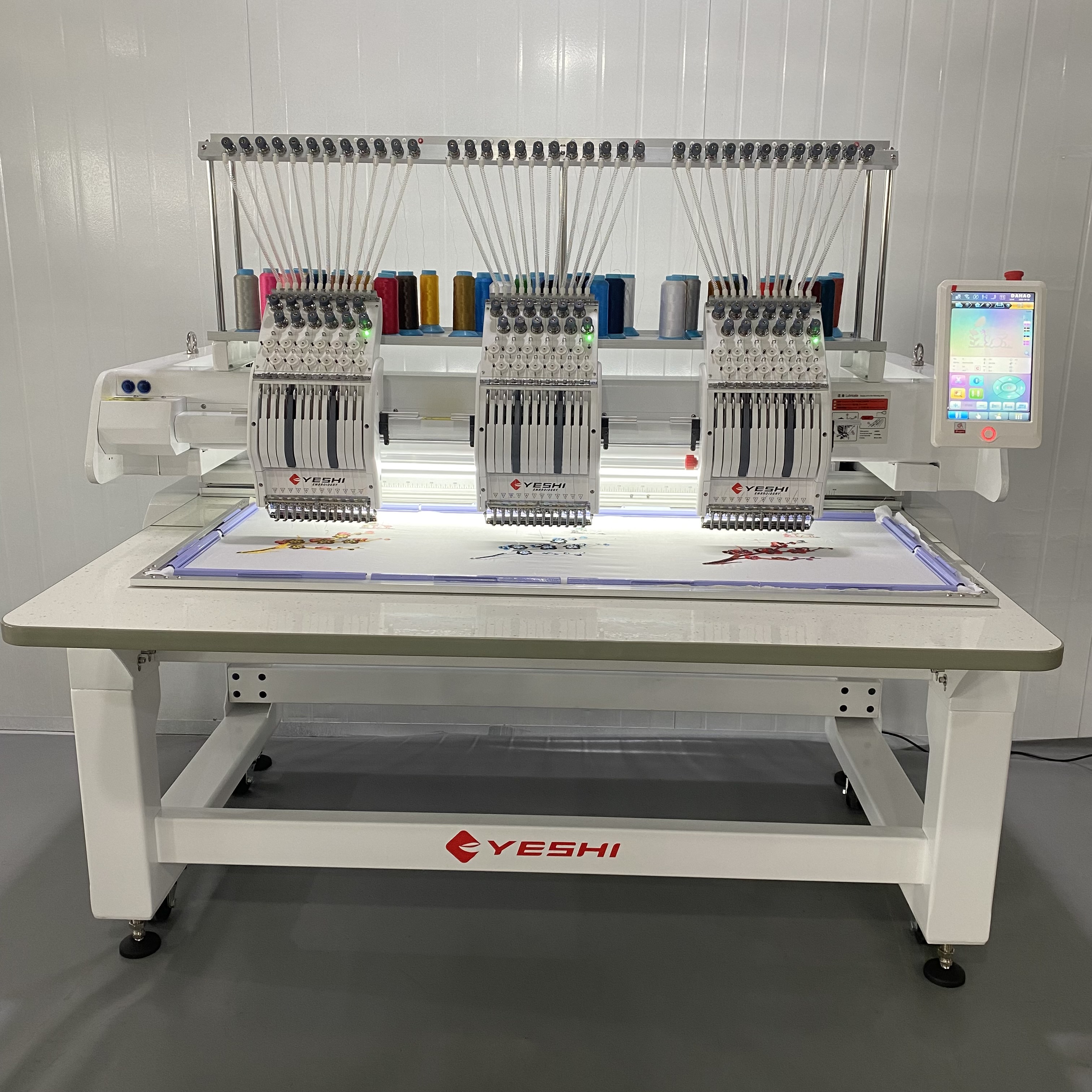 Automatic Single Head Computerized Flat Embroidery Machine 1200 RPM New Home Use