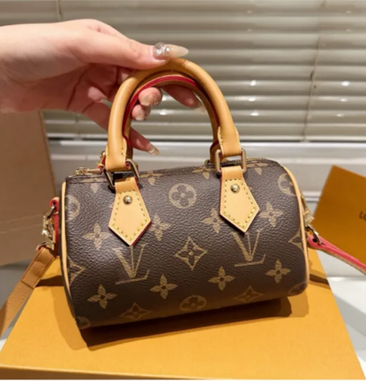 Top designer bag Mini Nano Shoulder Bag Women Leather Denim Crossbody Luxury Brands Tote louisities vuittion bag viitton Purse vittonn Brown Flower Handbag