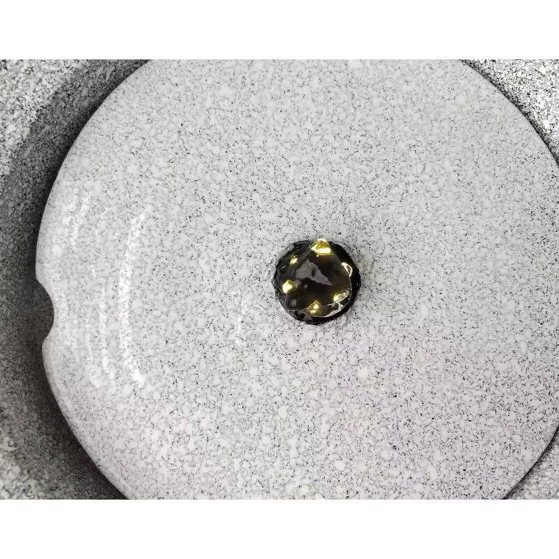 Fountain Spherical Design, Marble Gray, Outdoor Garden Decoration with Solar Water Pump