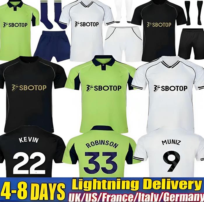 3XL 4XL 25 26 Fulham HOME AWAY SMITH ROWE MUNIZ ANDREAS CAIRNEY RAUL FULHAMS football shirt soccer Jerseys MITROVIC ROBINSON 2025