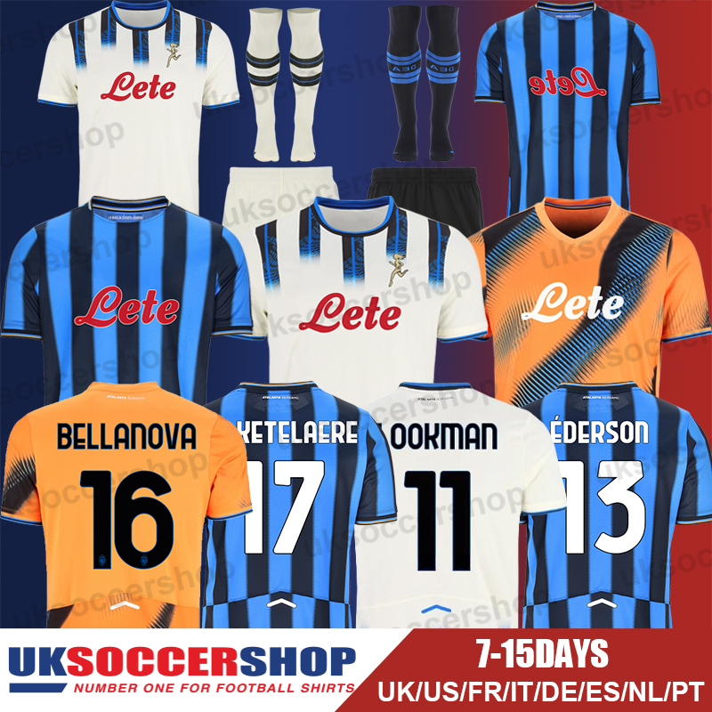 Atalanta Football Jersey 25 26 Soccer Jerseys Retro Football Shirts Tops Kits Men Kids Women 3XL 4XL
