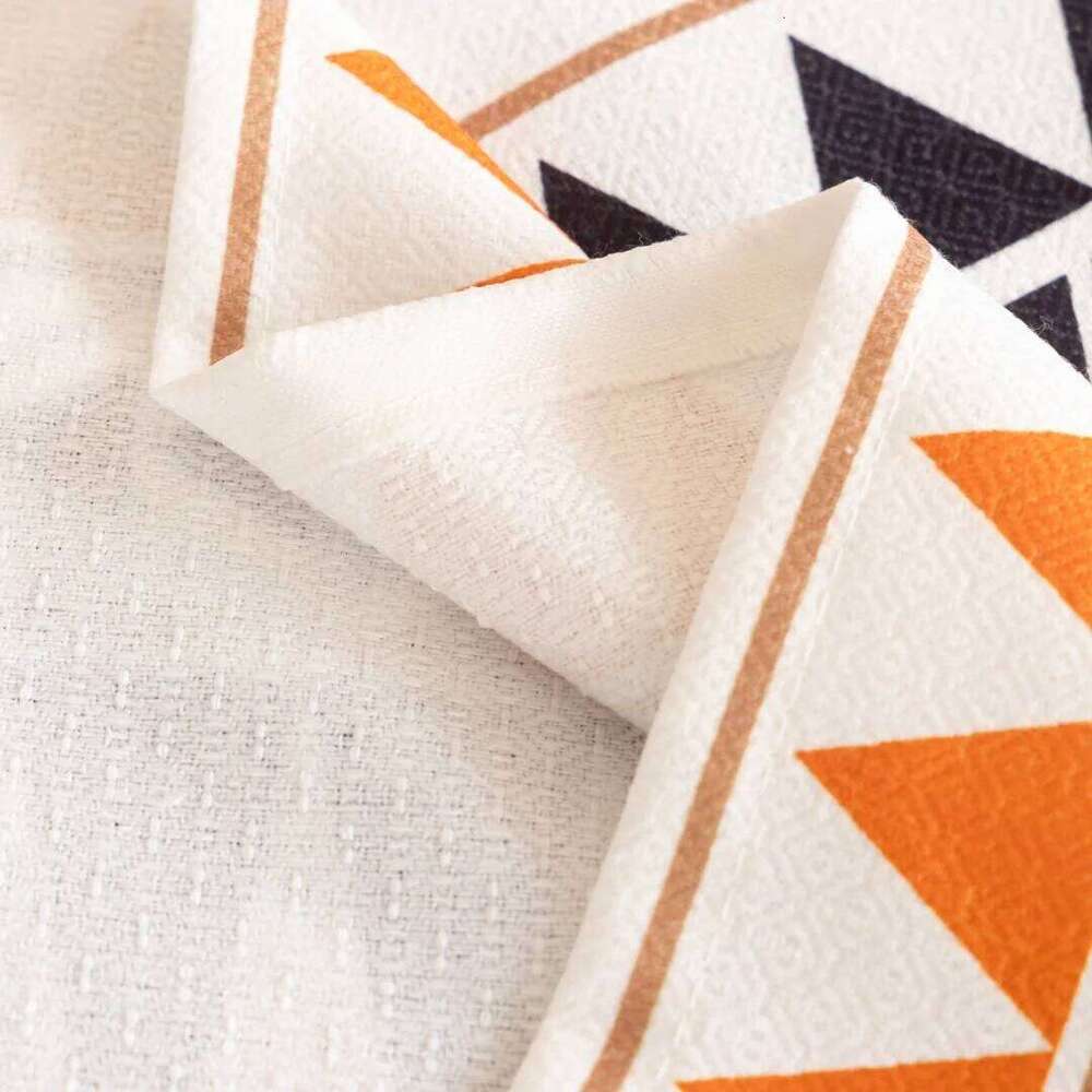 1 Bohemian Style Printed Towel, Living Room Sofa Cover, Wave Soft Pet Friendly Multifunctional Protector, Blanket Cushion