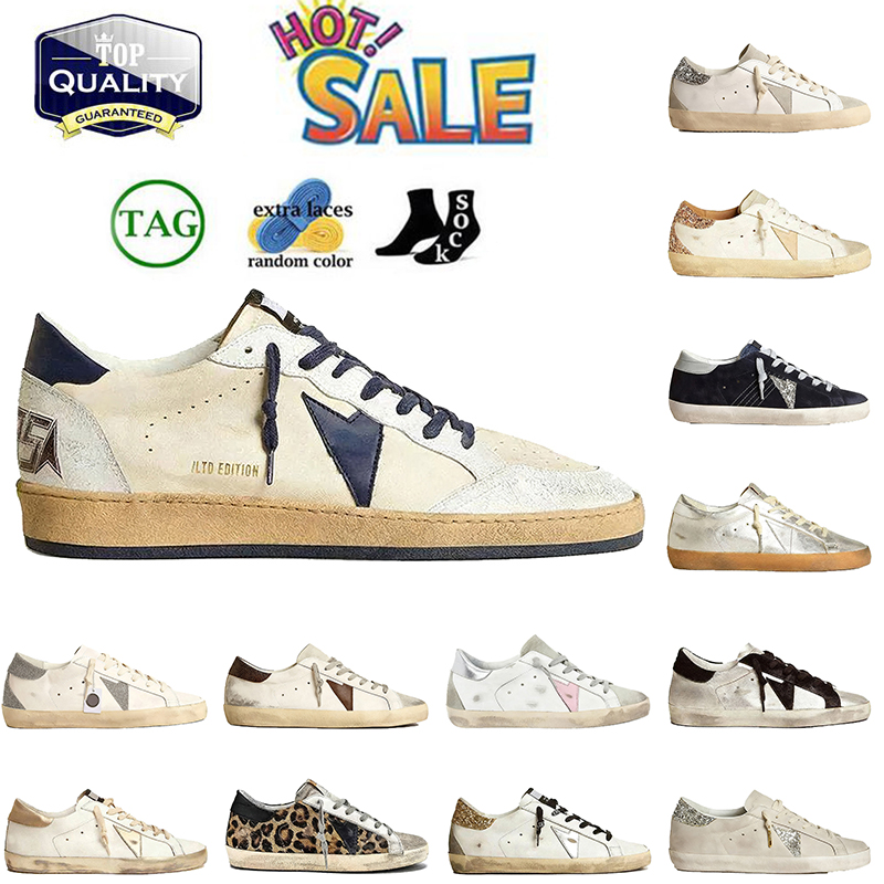 Designer Golden Goods Men Women sneakers Ball Star Shoes golden uomo navy blue Dirty shoes Classic Casual Shoes superstar shoes old school Sneakers Italy Trainers