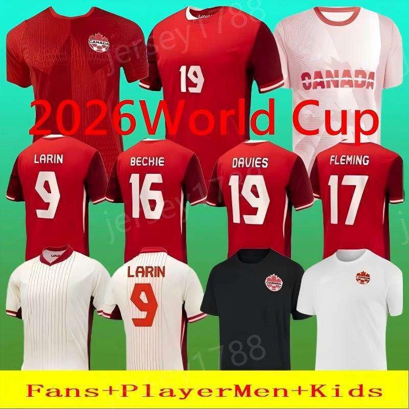2026 World Cup Canada Soccer Jerseys national team 26 27 DAVIES JDAVID LARIN UGBO CAVALLINI MILLAR EUSTAQUIO FRASER football shirt home player