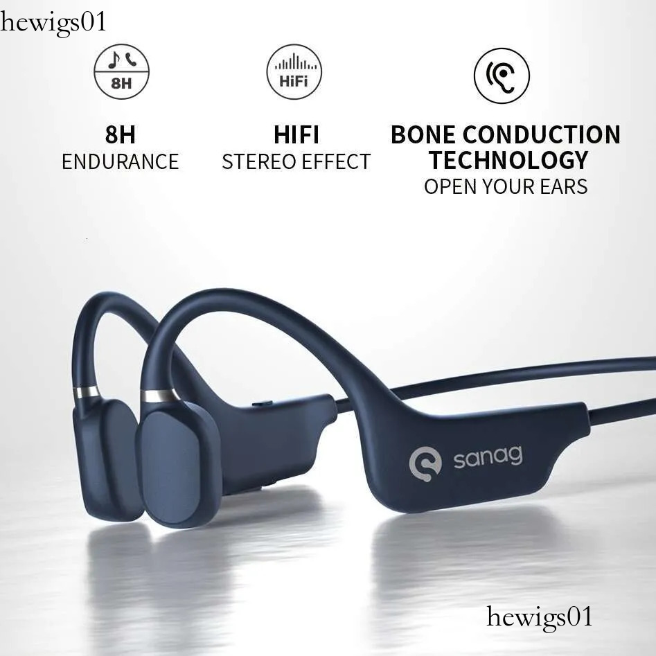 A5x True Bone Conduction Earphone Open Ear Wireless Sport Headphones High Quality Headset 3D Stereo Sound Xingkaisheng
