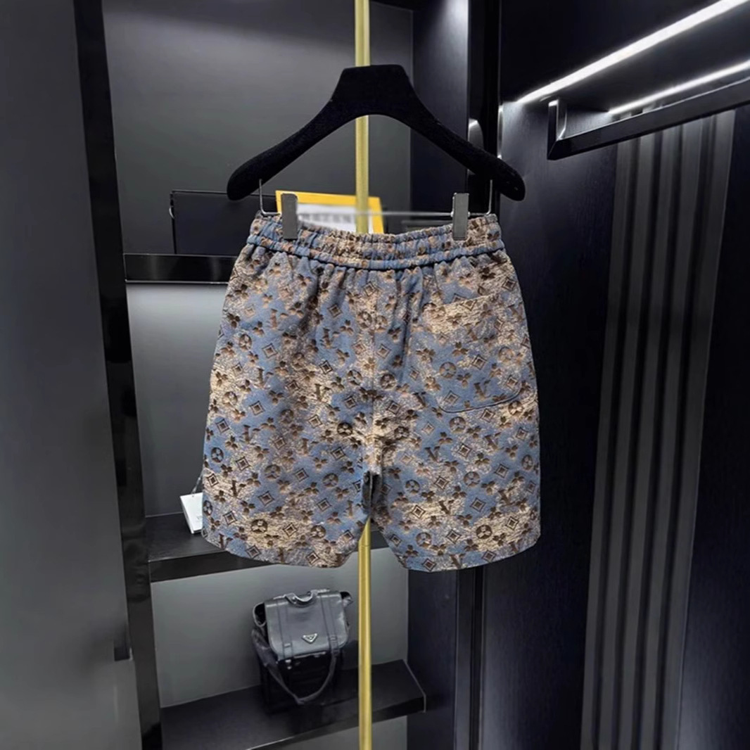 Luxury Brand Designer Clothes Men's Dopamine Pants Light Luxury Summer Printed Fashion Trend Versatile Casual Stylish New Short Beach Pants