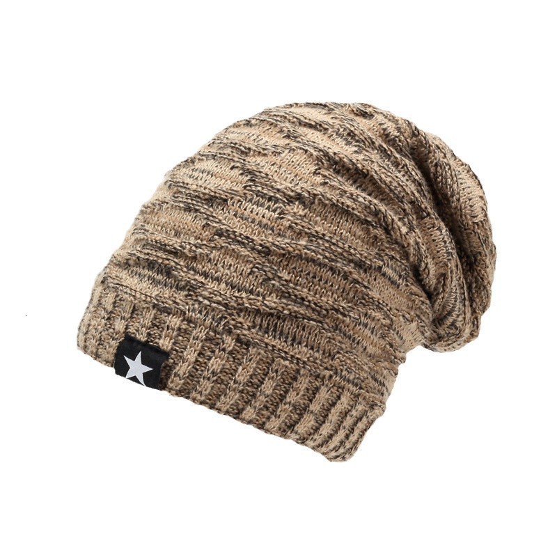 True Faith Winter Hat Long Size Knitted Hat High Quality Casual Bean Suitable for Solid Hats for Men and Women 241211
