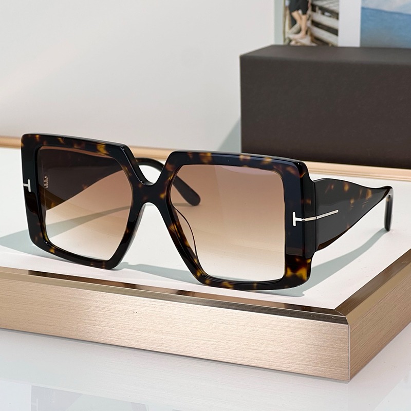 Designer Sunglasses For Women Men Fashion Acetate Large Frame Square Eyewear 0790 Luxury Sunglasses Outdoor Goggles UV400 Glasses With Box