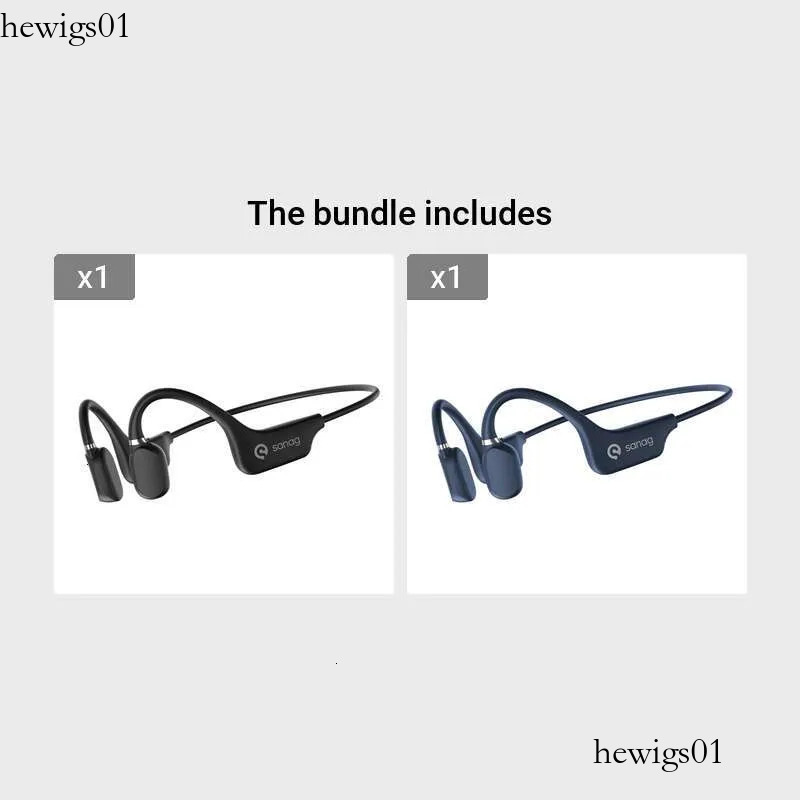 A5x True Bone Conduction Earphone Open Ear Wireless Sport Headphones High Quality Headset 3D Stereo Sound Xingkaisheng
