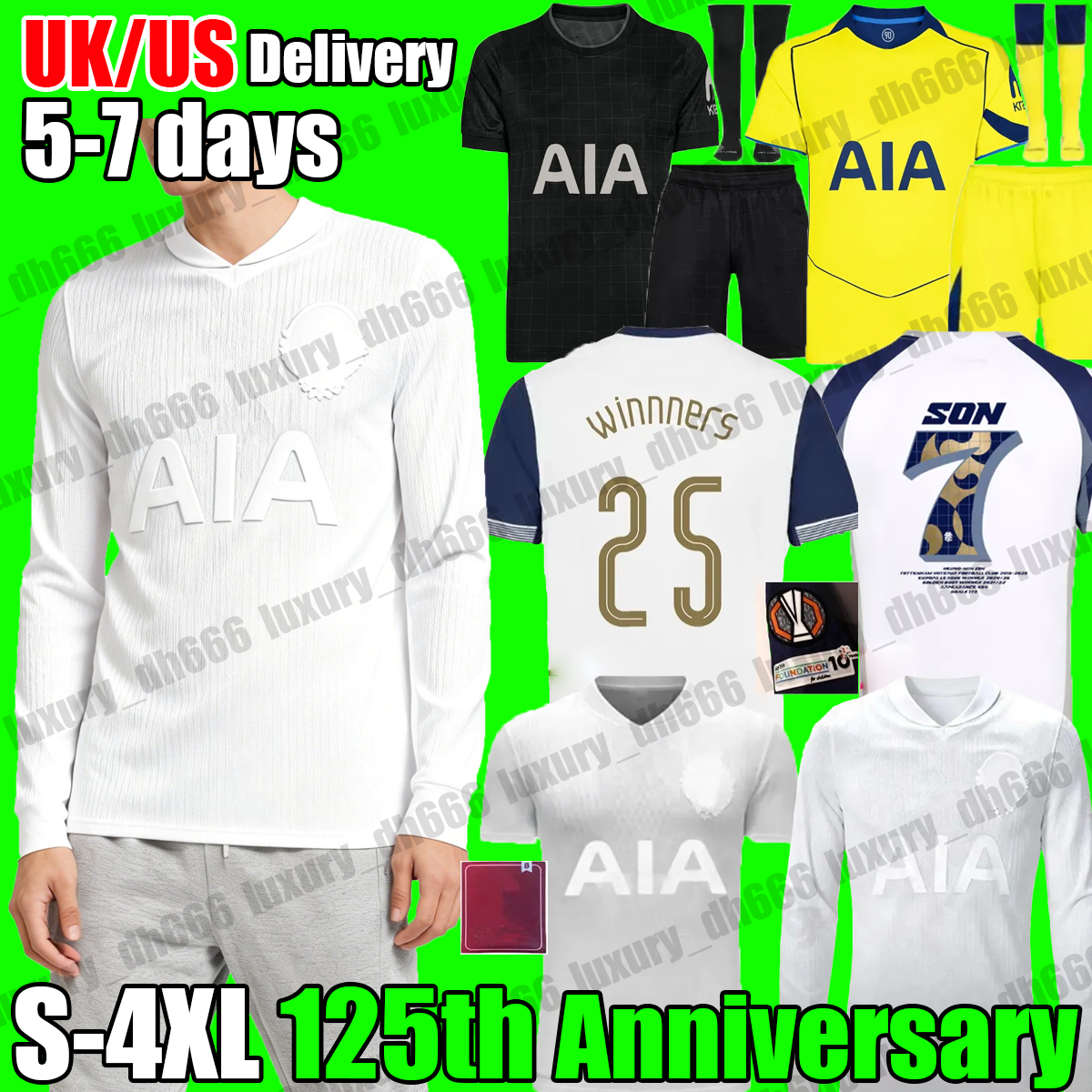 4XL 25 26 toTTeNhaM Soccer Jerseys THFC football shirt Top sPuRsjersey ROMERO XAVI SON KUDUS 2026 toTTeNhaM hotpsur 1901 whiteout jersey 125 Anniversary men kids kit