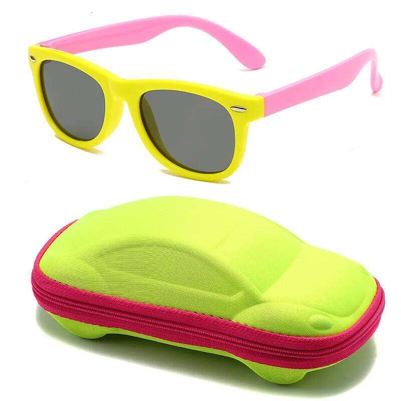 Classic Silicone UV400 for Boys Girls TR90 Goggles Children Sunglasses UV Protection Kids Eyewear 26Y0115 Z260305