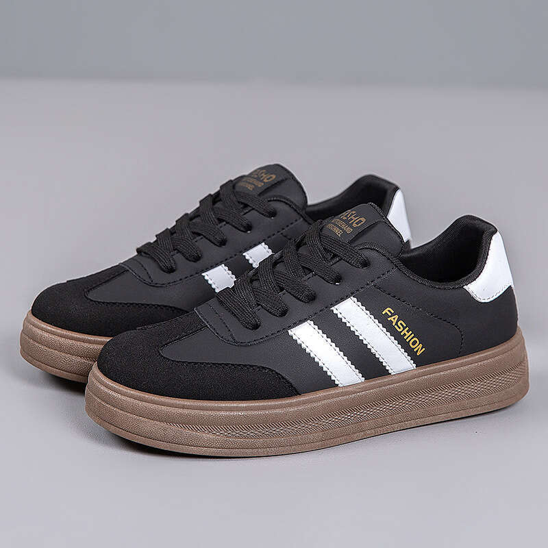 2026 New Spring and Autumn Versatile Casual Non-Slip Wear-Resistant Thick-Soled White Sneakers for Women Soft Sole Comfortable Training Shoes