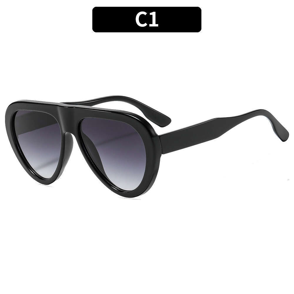 Sunglasses New Fashion High-end Street Style Versatile Internet Celebrity Same Frame Sun glasses Trendy Unisex Glasses