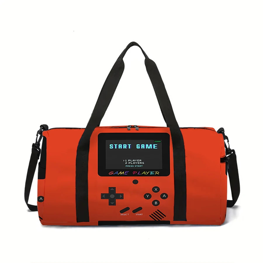 Large Travel Bag Games Console Multi-Functional Duffle Tote Bag Handbags Waterproof Gym Bags For Boys/Girls Kids Fitness bag 260112