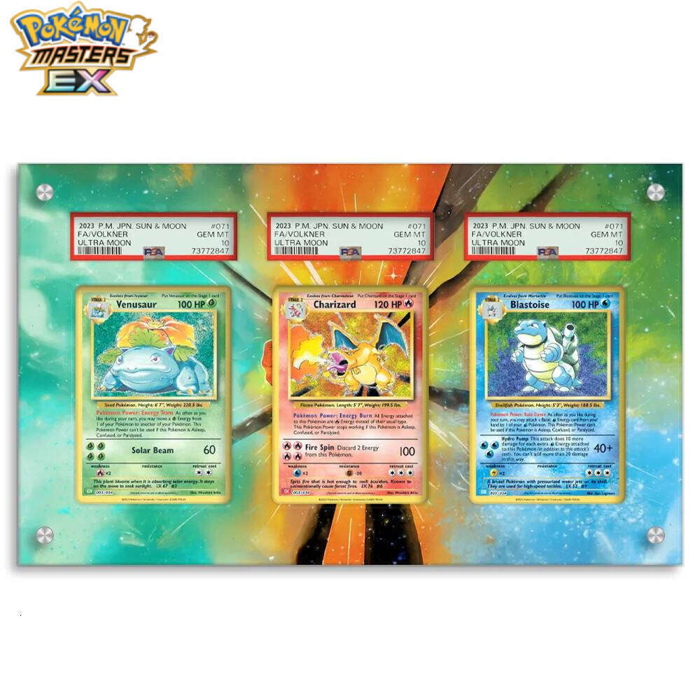 for Pokemon Mewtwo Charizard Art Case Collection Card Extended Painting Psa Display Rack L260114