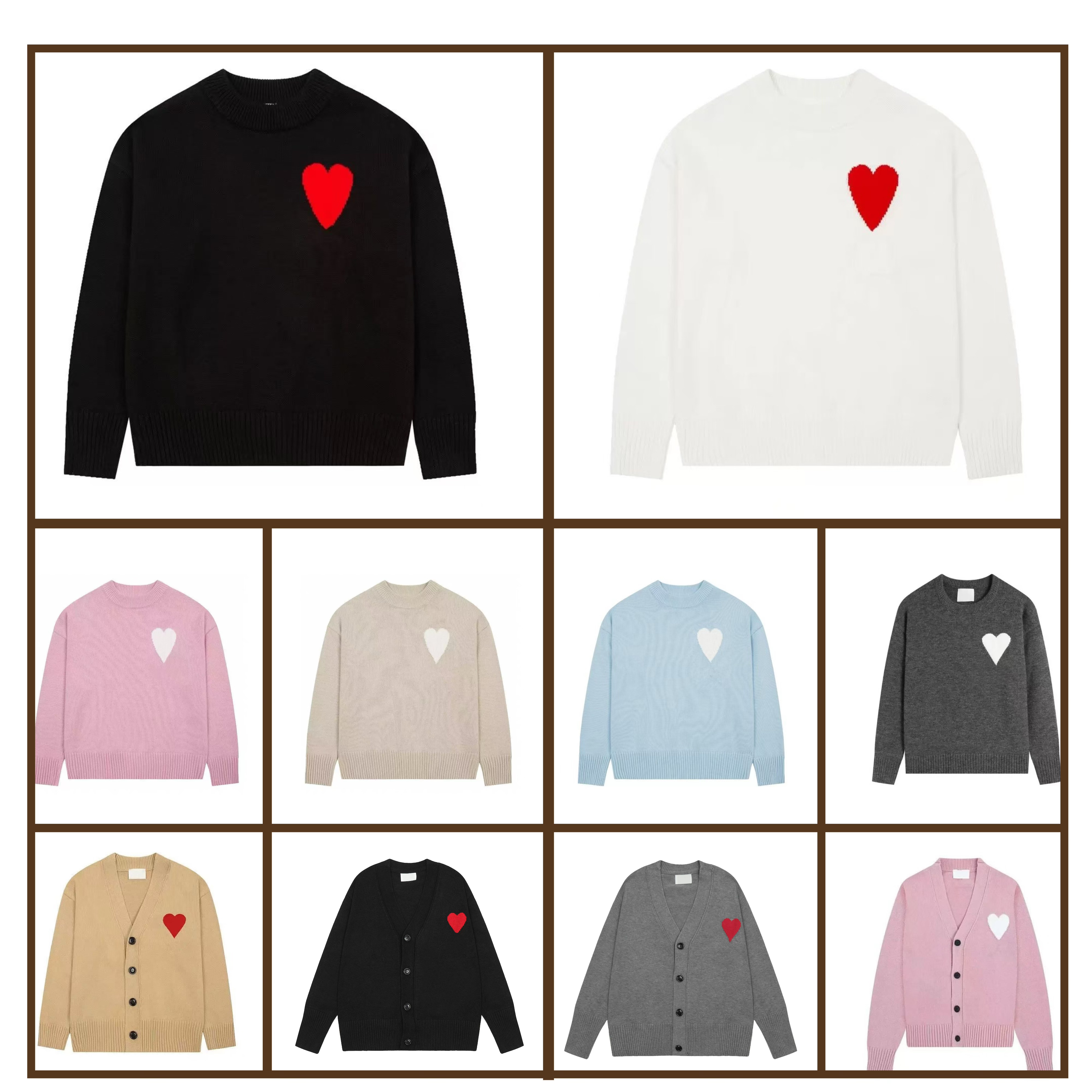 designer sweater women mens sweater pullover french fashion cardigan pull shirts winter sweater high street knit jumper Hoodie knitted sweater