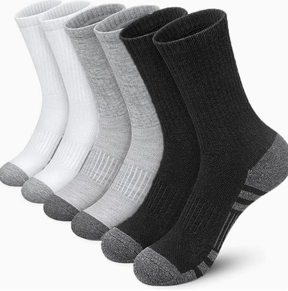 20 Pairs Mens High Waist Solid Unisex Sports Socks Black White Breathable MidCalf Casual AllSeason Simple Versatile 250829