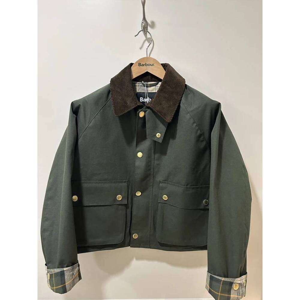 Joint Autumn And Winter Hunting Wear Wax-Free Short Lapel Splicing Jacket Trench Coat Women