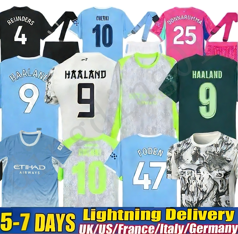 Man City 25 26 27 HAALAND soccer jerseys FODEN MARMOUSH DOKU MARMOUSH McATEE KOVACIC GVARDIOL DE BRUYNE MATHEUS N. 2025 2026 football shirt men kids kits goalkeeper