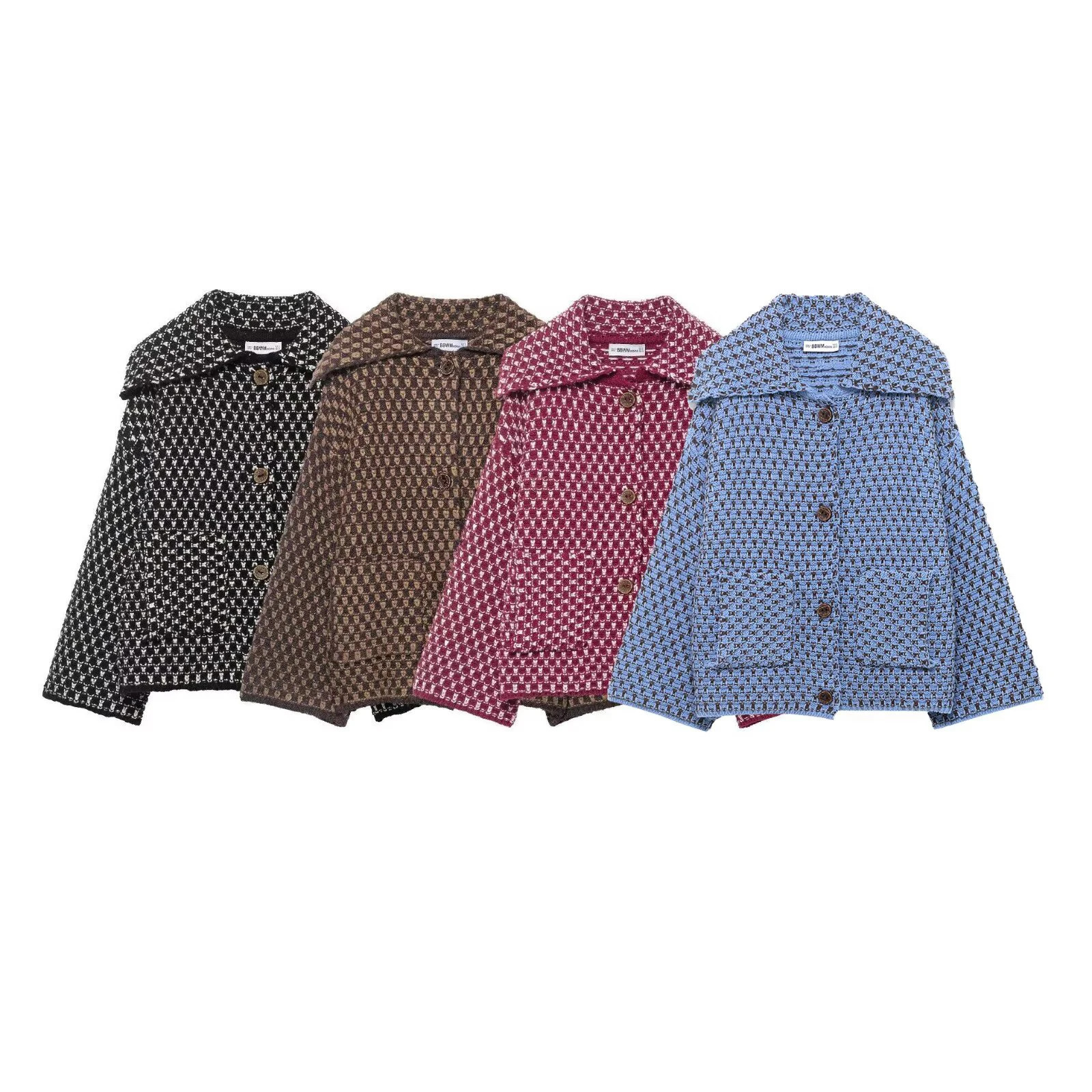 Korean style womens autumn and winter 2025 loose slimming casual knitted cardigan temperament jacket 260114