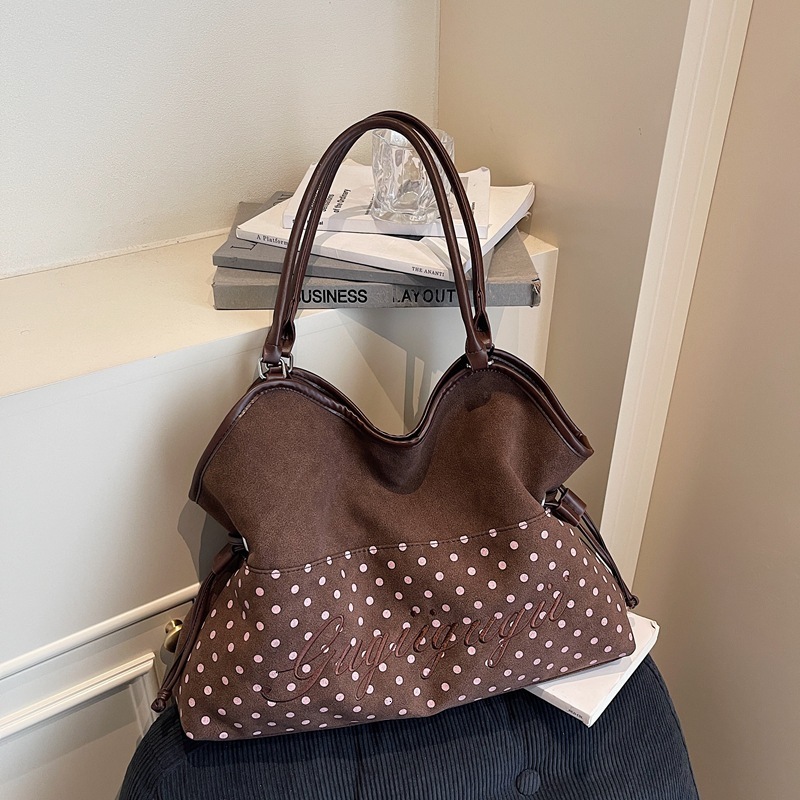 BadBlue a Korean known for its niche forest-inspired leopard print dot pattern business-ready bag with a trendy sweet- 260104