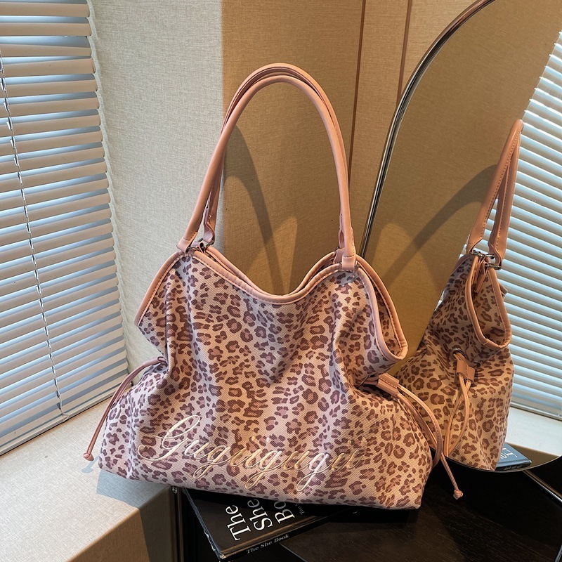 BadBlue a Korean known for its niche forest-inspired leopard print dot pattern business-ready bag with a trendy sweet- 260104