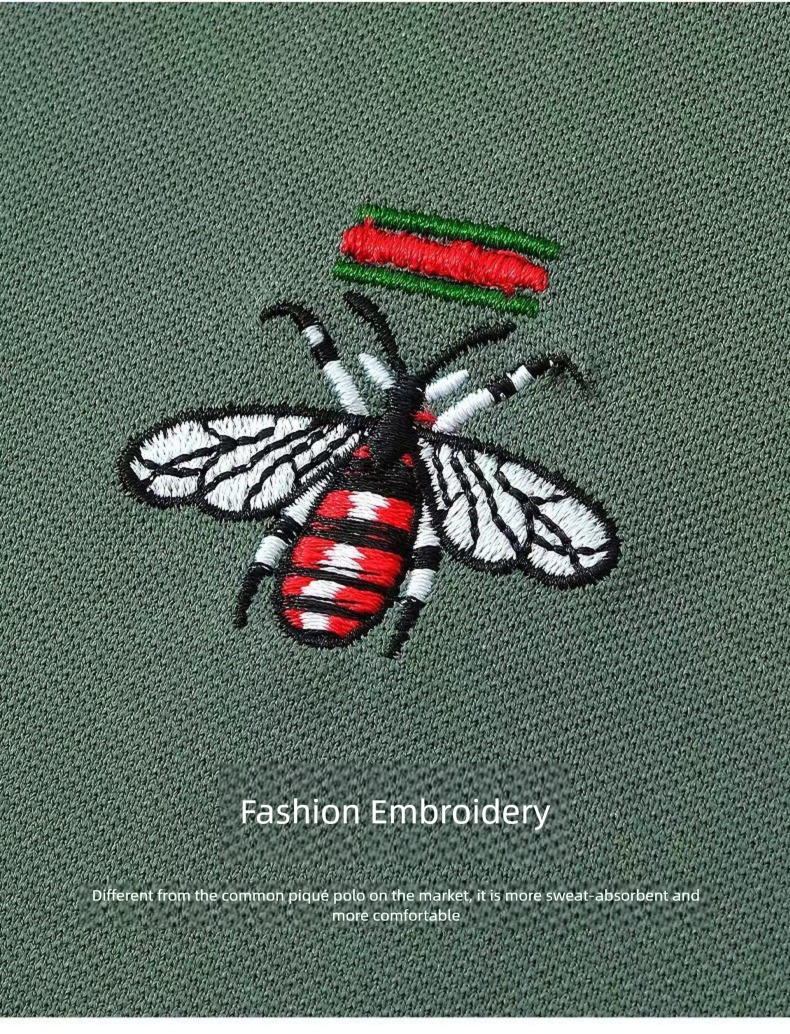 Luxury Brand Designer Clothes Summer Men's Short Sleeve T-Shirt Turn-Down Collar Plus Size Embroidered Polo Shirt Men's Loose Half Sleeve Te