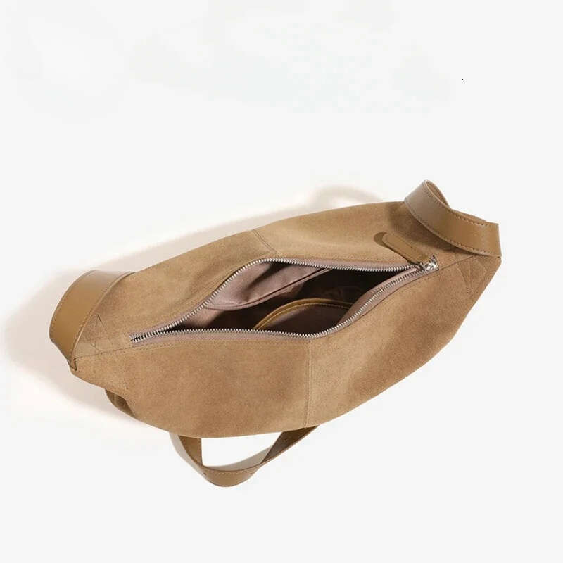 Luxury shoulder bag handbag Hobo new decoration winter romantic suede cowhide women Kakhi high-quality women's crossbody bag SENYY