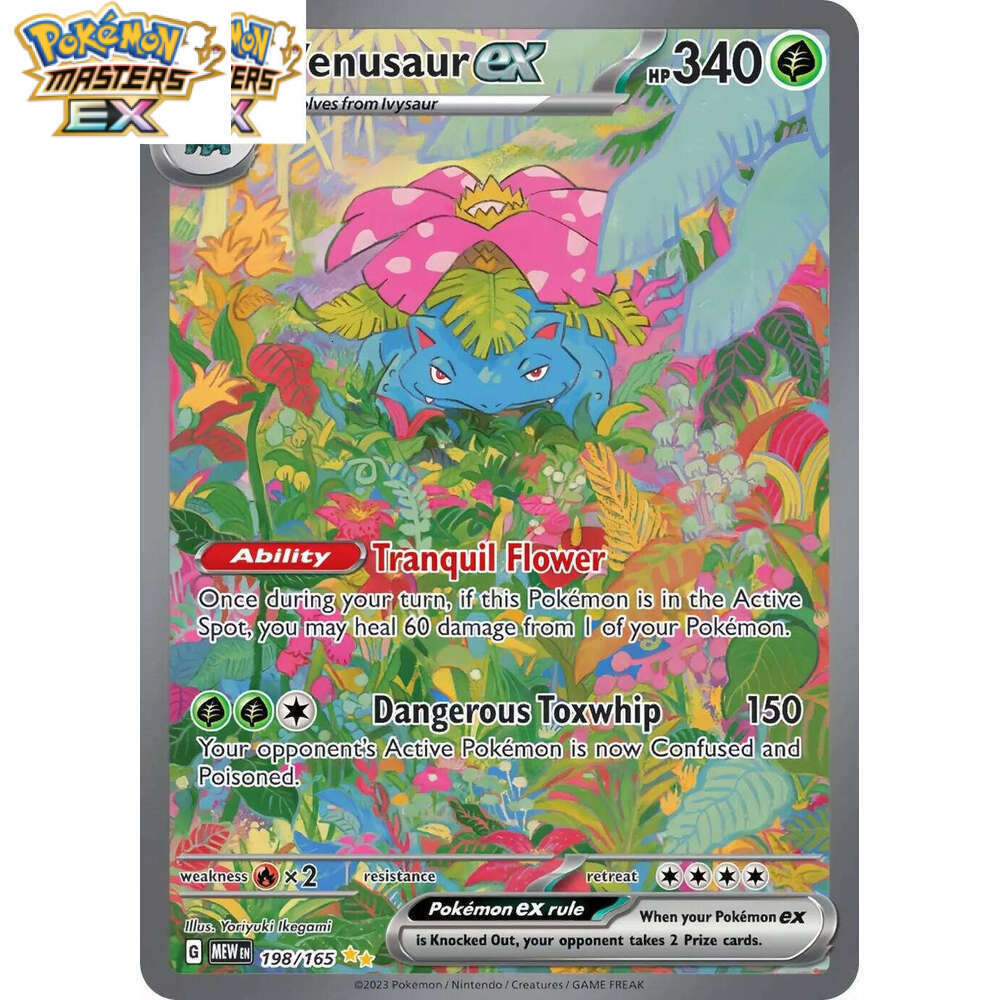 Scarlet Violet 151 Ultra Rare Holo Charizard Venusaur Blastoise Mew Pokemon PTCG Trading Collection Cards L260114