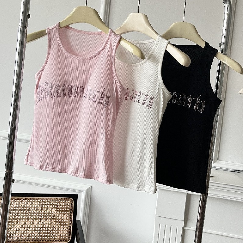 Y2k style cute Womens Sleeveless baby Tank Tops 2000s Punk Print Short Vest Tee Cool Street Fashion Gothic Women Clothing Emo 250320