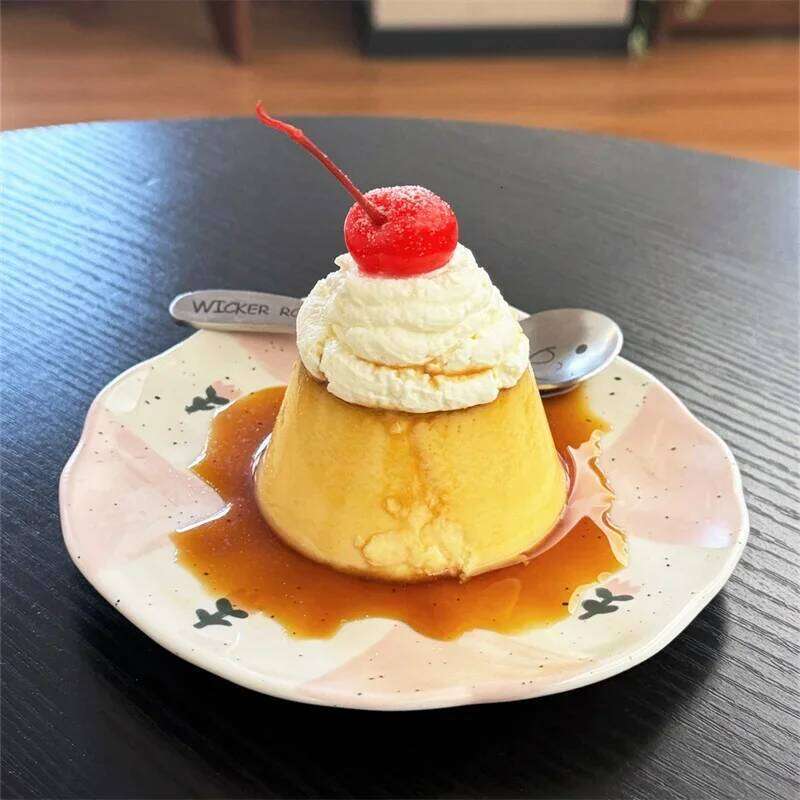 Funnel Ink splash art Cups Hand pinch Irregular Mug Handpainted Ceramic Coffee Breakfast milk Cup Saucer