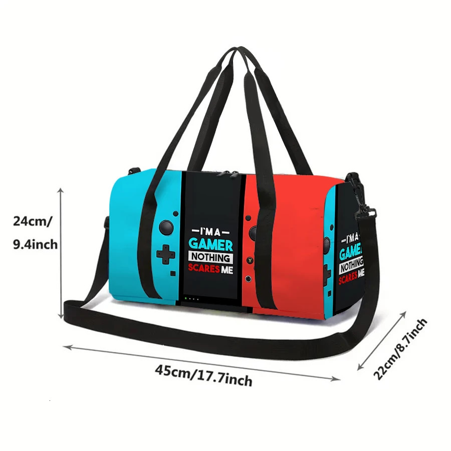 Large Travel Bag Games Console Multi-Functional Duffle Tote Bag Handbags Waterproof Gym Bags For Boys/Girls Kids Fitness bag 260112