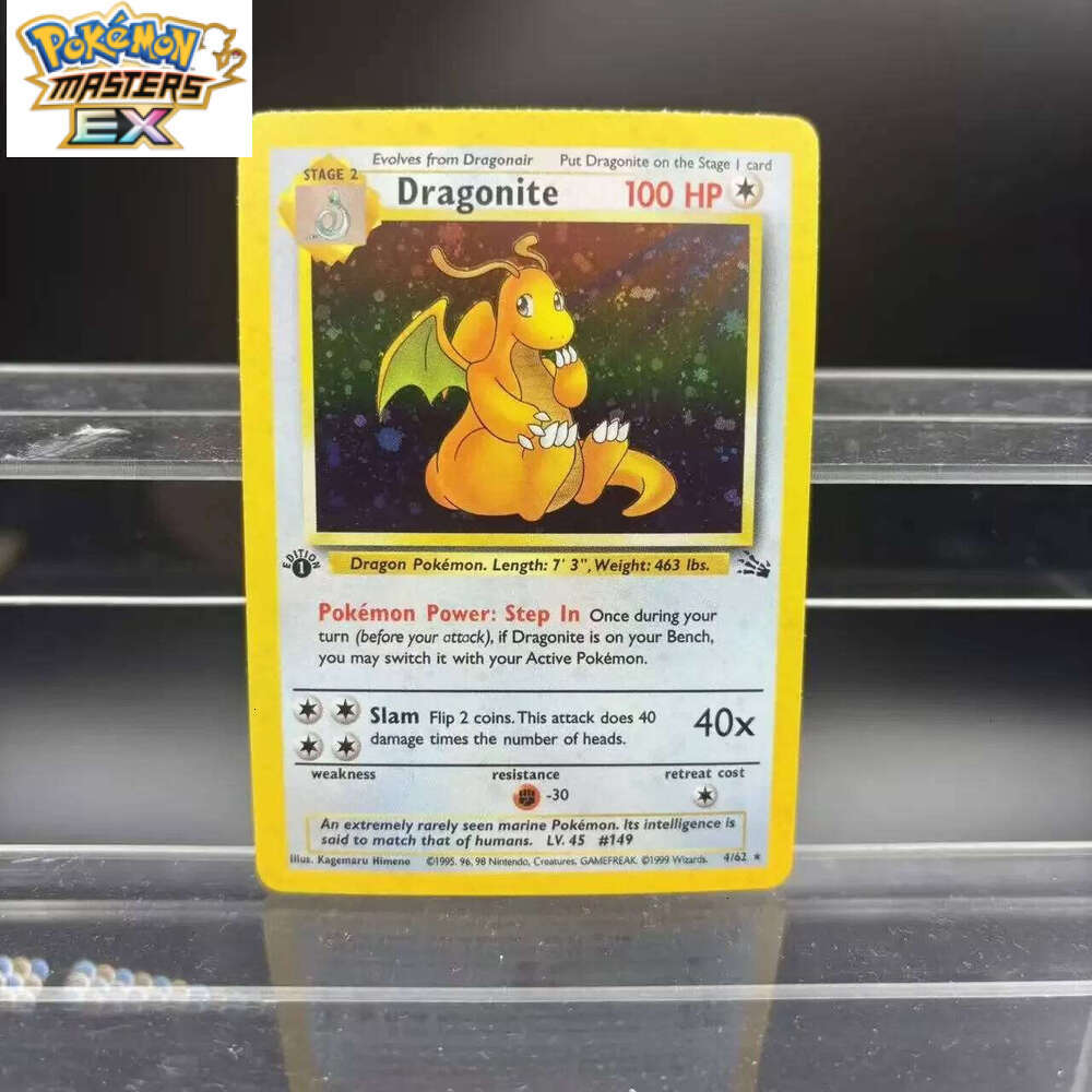 PTCG Collection Cards 1st Edition Dragonite Snorlax Jolteon DIY EN Self Made Single Classic Game Anime Card Gift Toy L260114