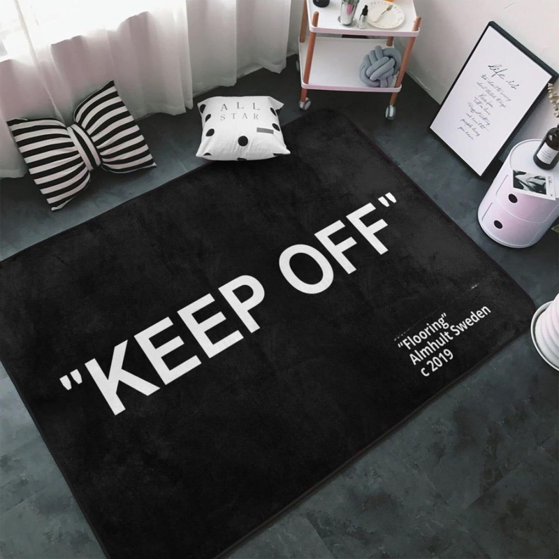 KEEP OFF Rug Luxury Deaigner Home Mat Door Mats Big Brand Living Room Carpet Home Door Stain-Resistant Absorbent Hallway Mats
