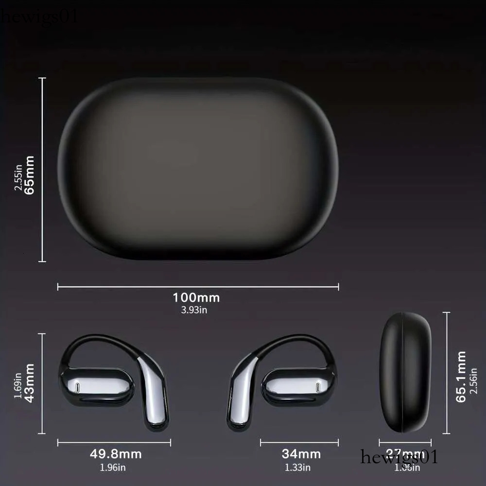 Wireless Headphones Open Design, Sport Earbuds Featuring Touch Volume Control, Built-In Microphone, Ear Hooks. They Offer 50 Hours Of Playtime Xingkai - view 4