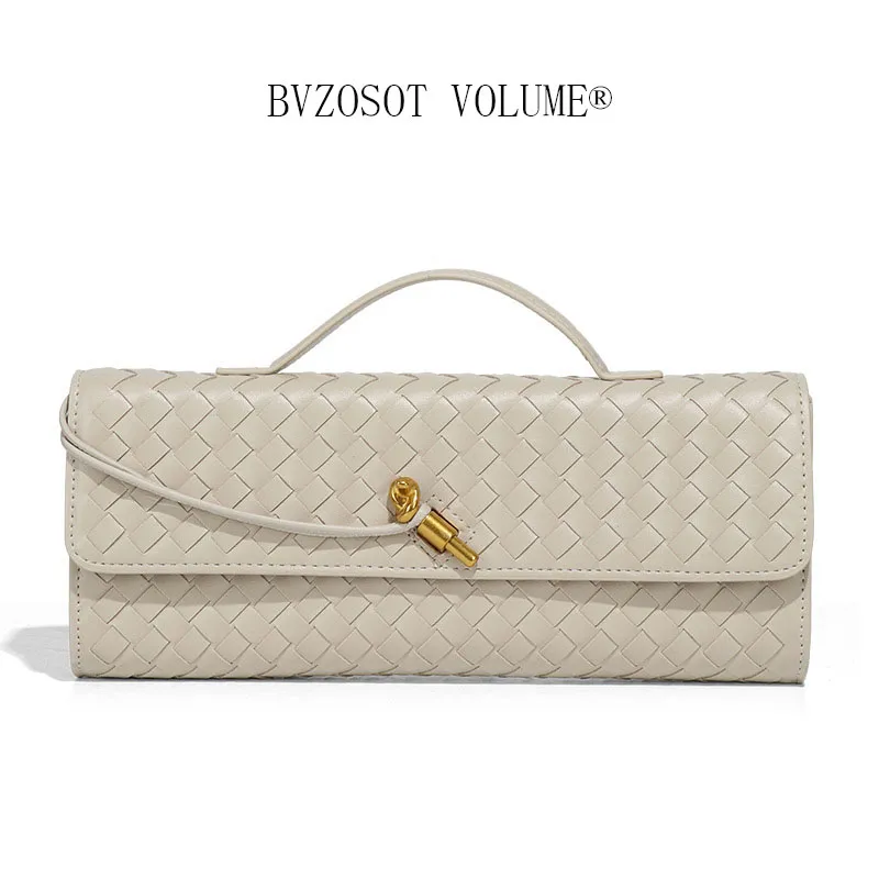 Fashion Hand - knitted Evening Baguette Bag Accordion Bag Horizontal - style Handheld Single - shoulder and Cross - body Bag bags - view 9
