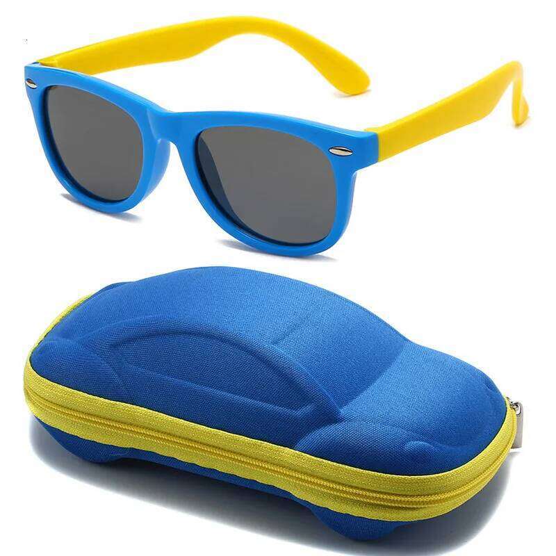 Classic Silicone UV400 for Boys Girls TR90 Goggles Children Sunglasses UV Protection Kids Eyewear 26Y0115 Z260305