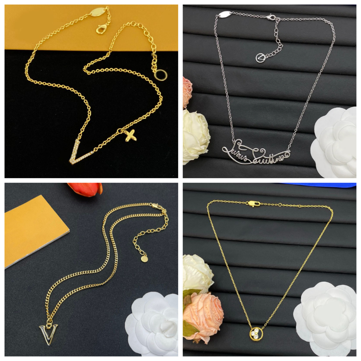 Pendant Necklace Designer Jewerly Women Necklace Choker Chain Pearl Necklaces Chain Accessories Party Love Gifts