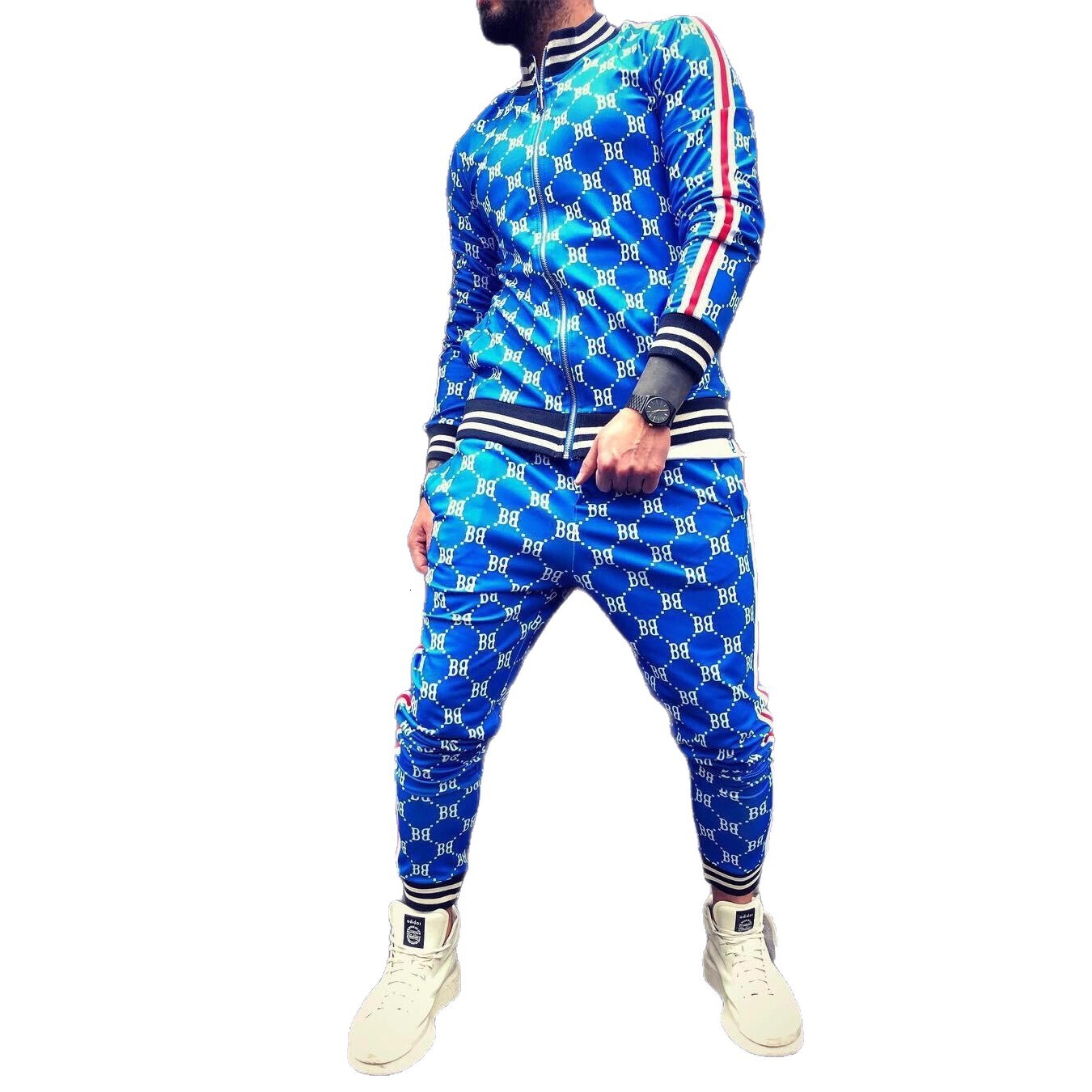 Luxury Brand Designer Clothes 2025 New 3D Printed Sports Sweatshirt Thin Fitness Jacket European And American Style Zipper Cardigan Casual Sports Top 