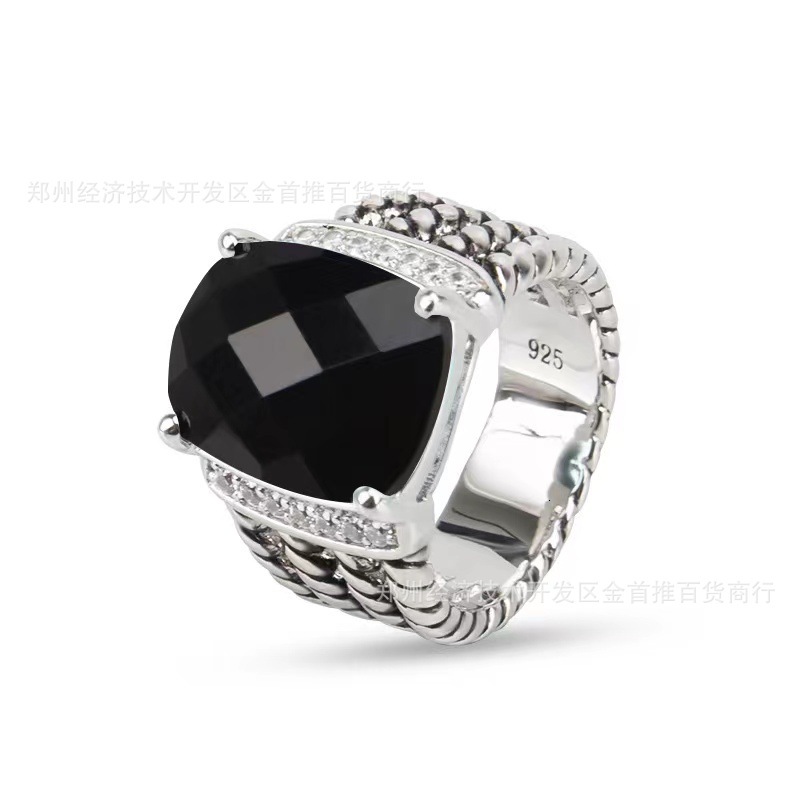 Davidlys Jewelry Moissanite Ring Man Designer Yourman Yurmab Ring For Man Woman DY Simple Twisted Line Ring Classic Ring DR20