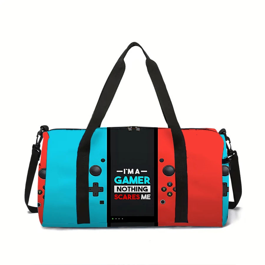 Large Travel Bag Games Console Multi-Functional Duffle Tote Bag Handbags Waterproof Gym Bags For Boys/Girls Kids Fitness bag 260112