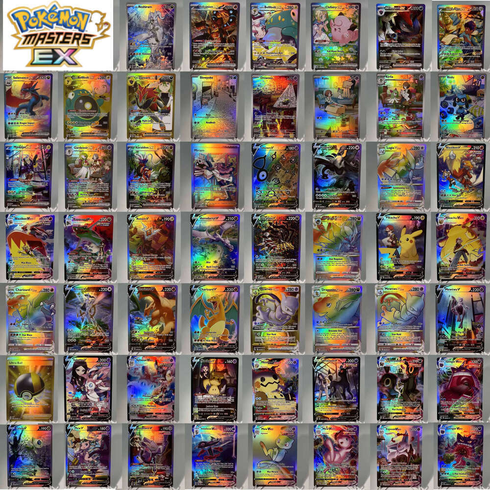 Lost Origin PKM Cards PTCG6-D GX Rainbow Giratina V Aerodactyl Pikachu Rare Collection Battle Toys Gifts for Hobbies L260114