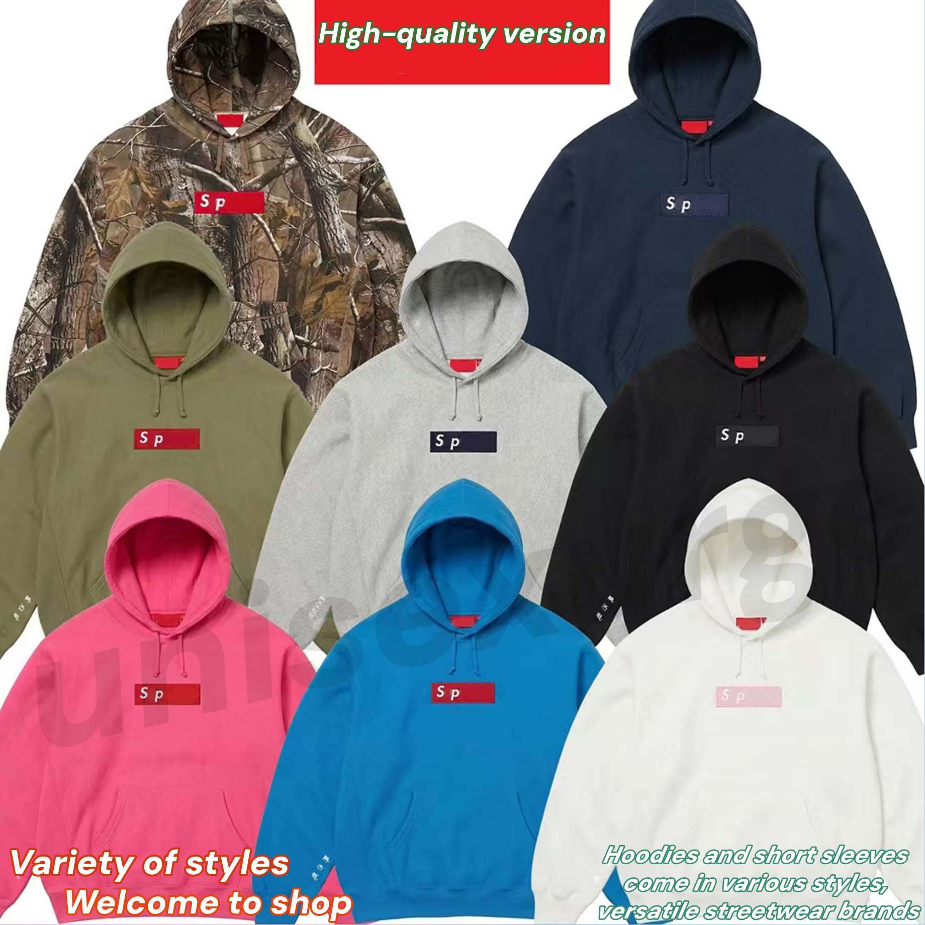 Supremely hoodie designer men hoodie Men Women Hip-Hop Pure Cotton Luxury Hoodies designer clothes hoody hoodie Swearshirt Hoodie Fashion Casual Classic Hoody
