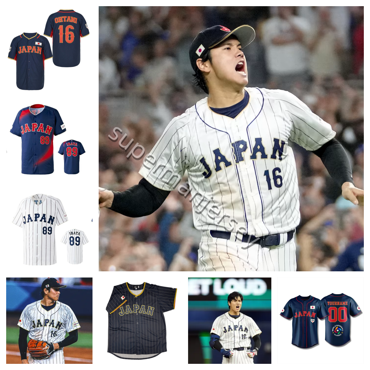Shohei Ohtani 2026 World Baseball Classic Jerseys - Team Japan Baseball Shirts for Men with Yoshinobu Yamamoto Shota Imanaga Seiya Suzuki Munetaka Murakami