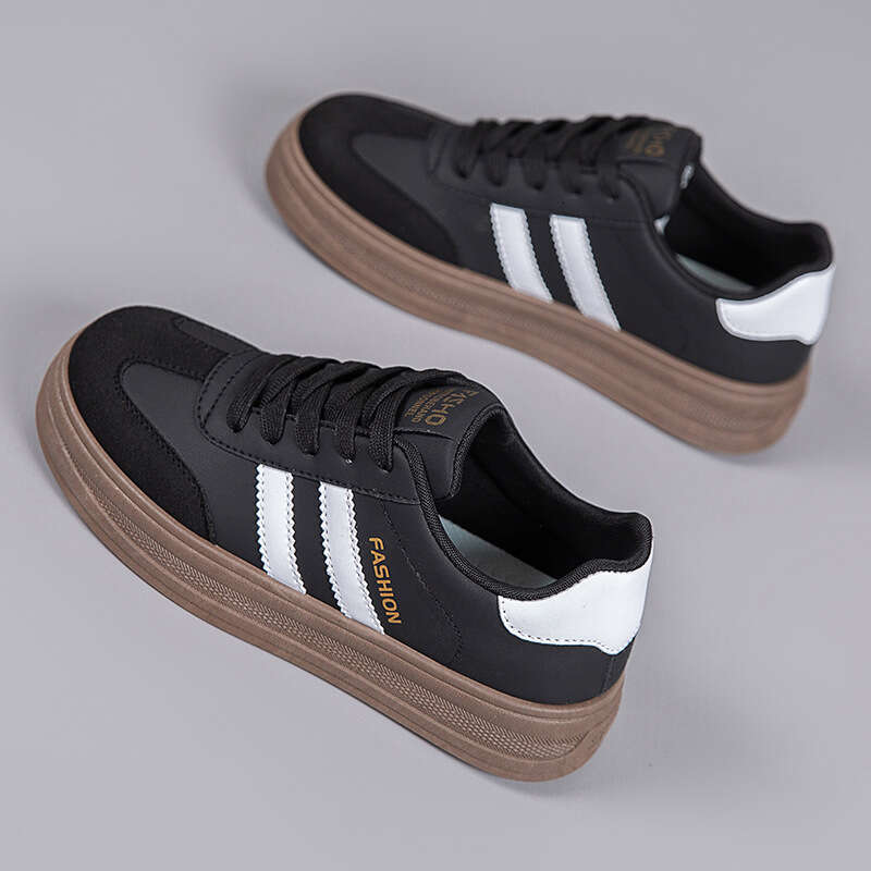 2026 New Spring and Autumn Versatile Casual Non-Slip Wear-Resistant Thick-Soled White Sneakers for Women Soft Sole Comfortable Training Shoes