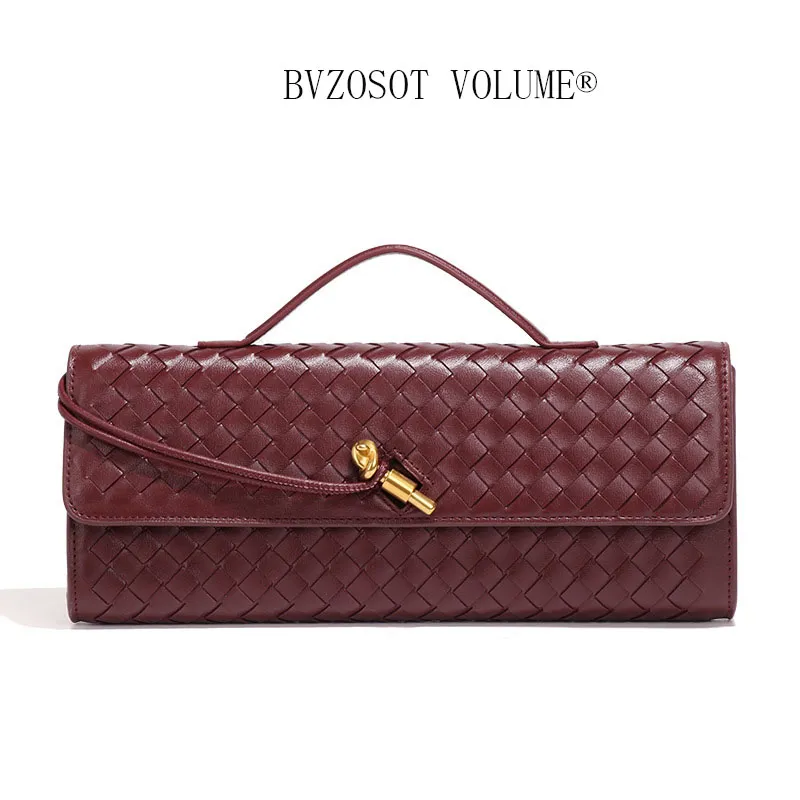 Fashion Hand - knitted Evening Baguette Bag Accordion Bag Horizontal - style Handheld Single - shoulder and Cross - body Bag bags - view 5