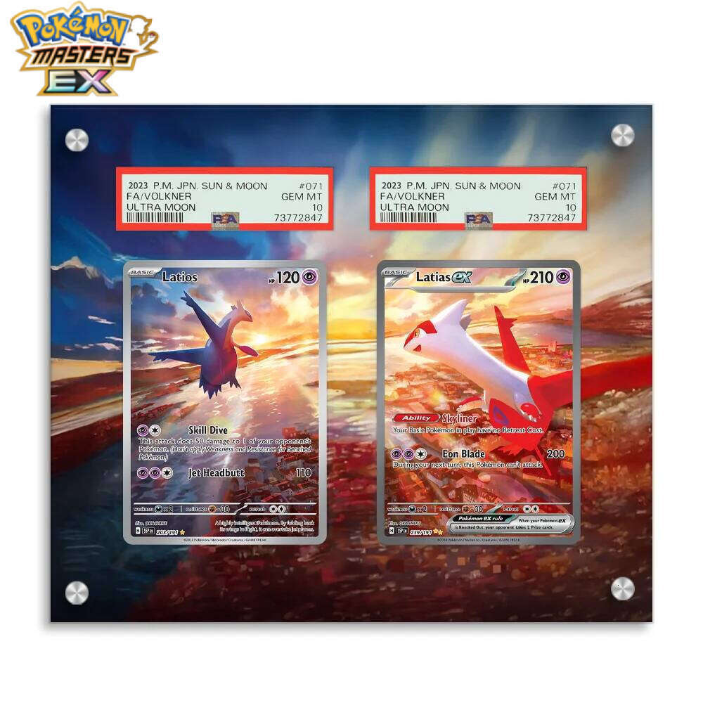 for Pokemon Mewtwo Charizard Art Case Collection Card Extended Painting Psa Display Rack L260114